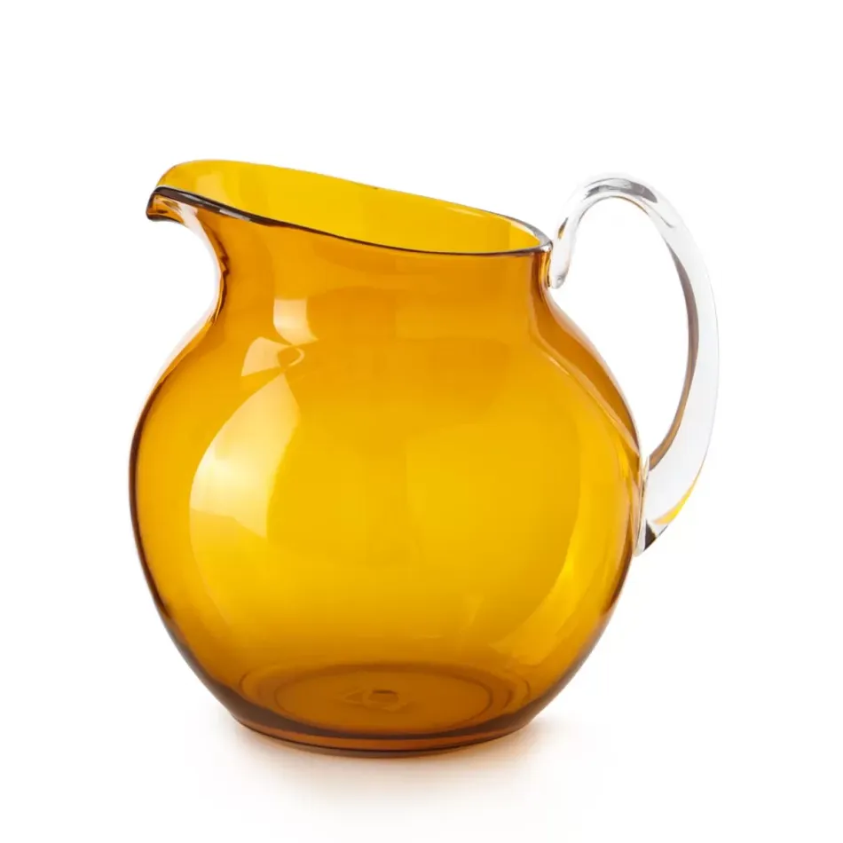 Palla Transparente Pitcher Amber H 8.25 x Diam 7.5", 101 oz