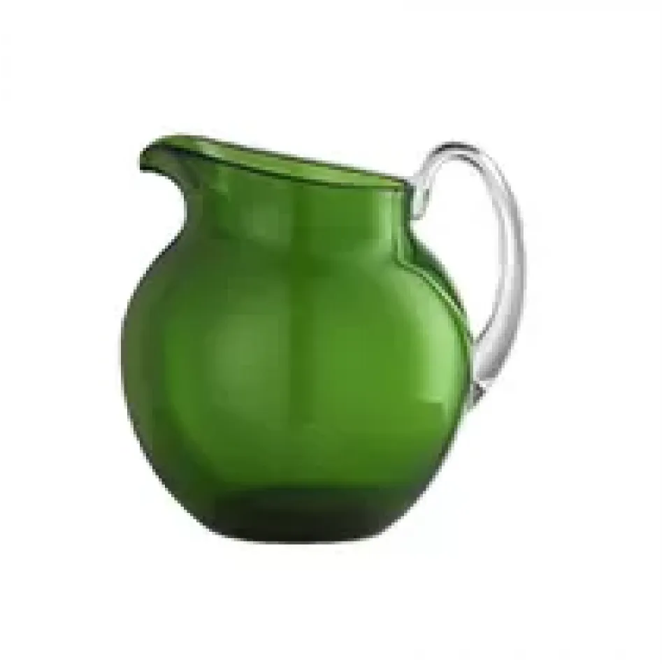 Plutone Pitcher Green H 6.25" x Diam 5.5", 48 oz