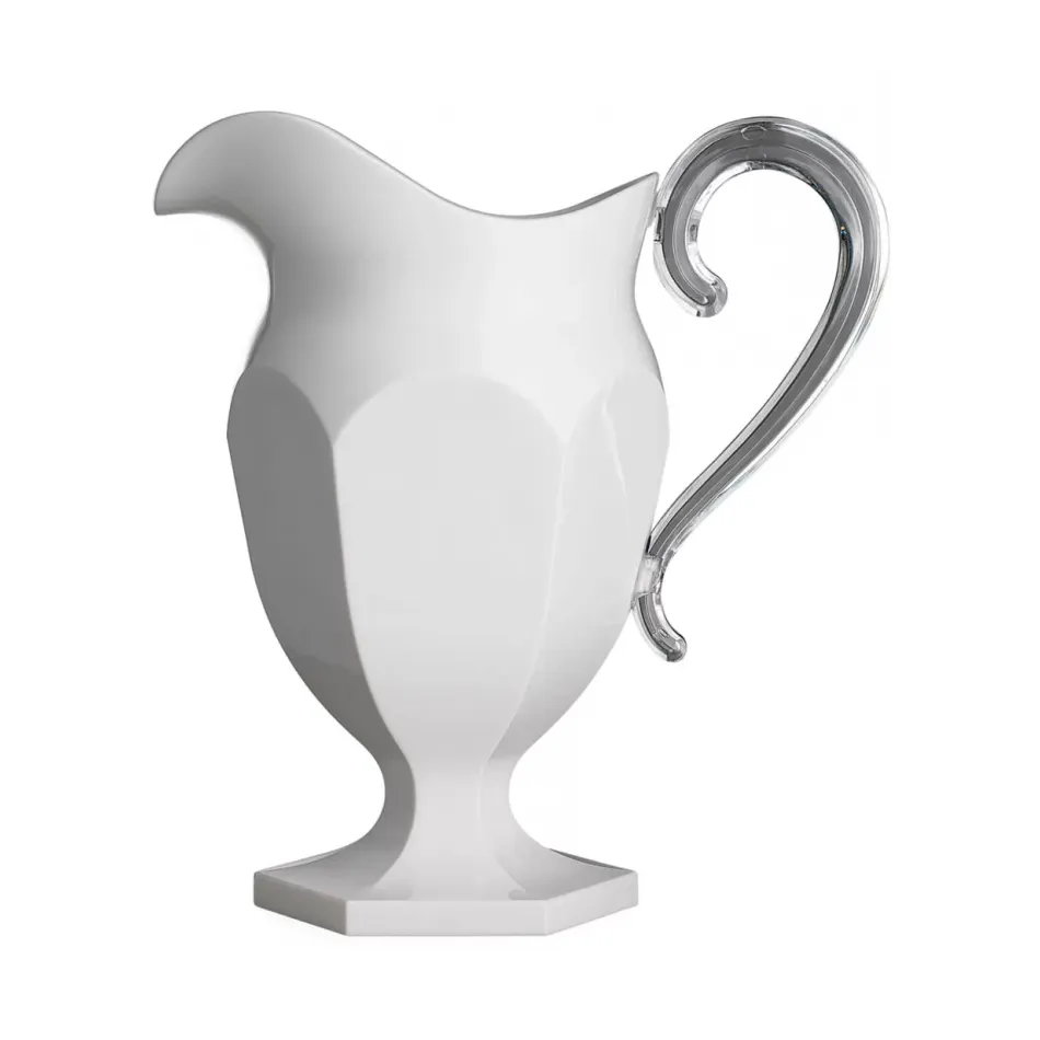 Roberta Pitcher White H 10" x Diam 7.5"- 40 oz