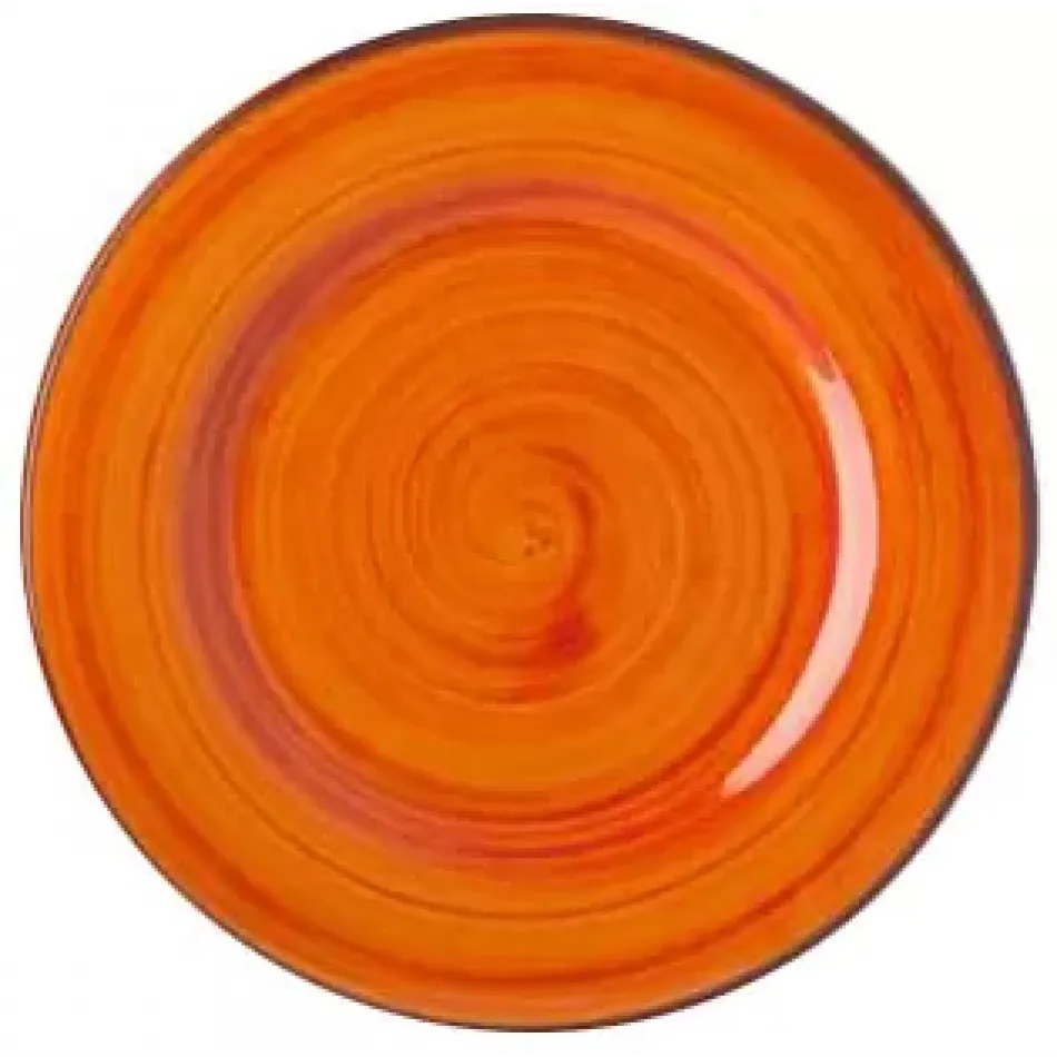 St. Tropez Orange Melamine Dinner Plate 10.5" Rd