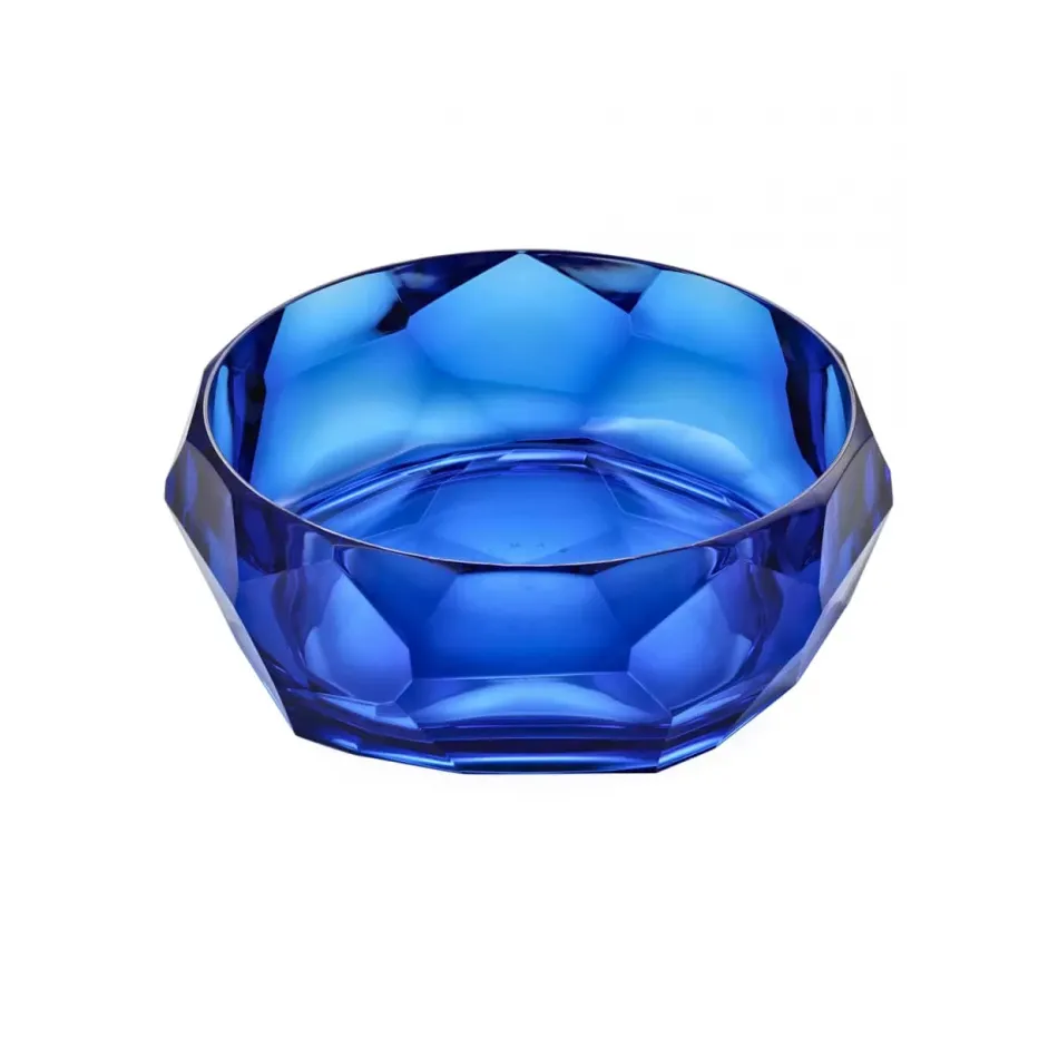 Supernova Salad Plate Blue H 4" x Diam 10", 85 oz