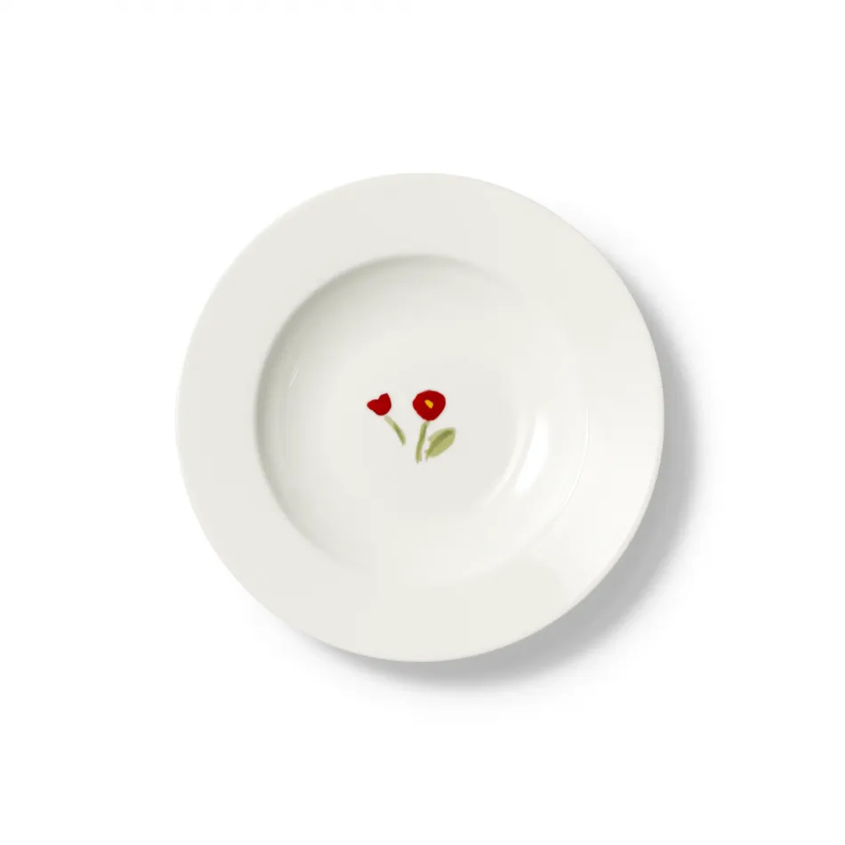 Impression Soup Plate 23 Cm Red