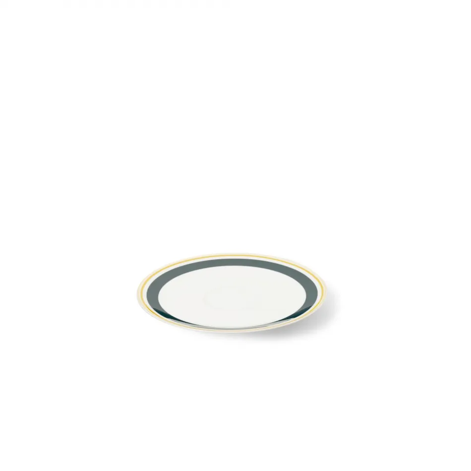 Capri Saucer 0.11 L Dark Green/Yellow