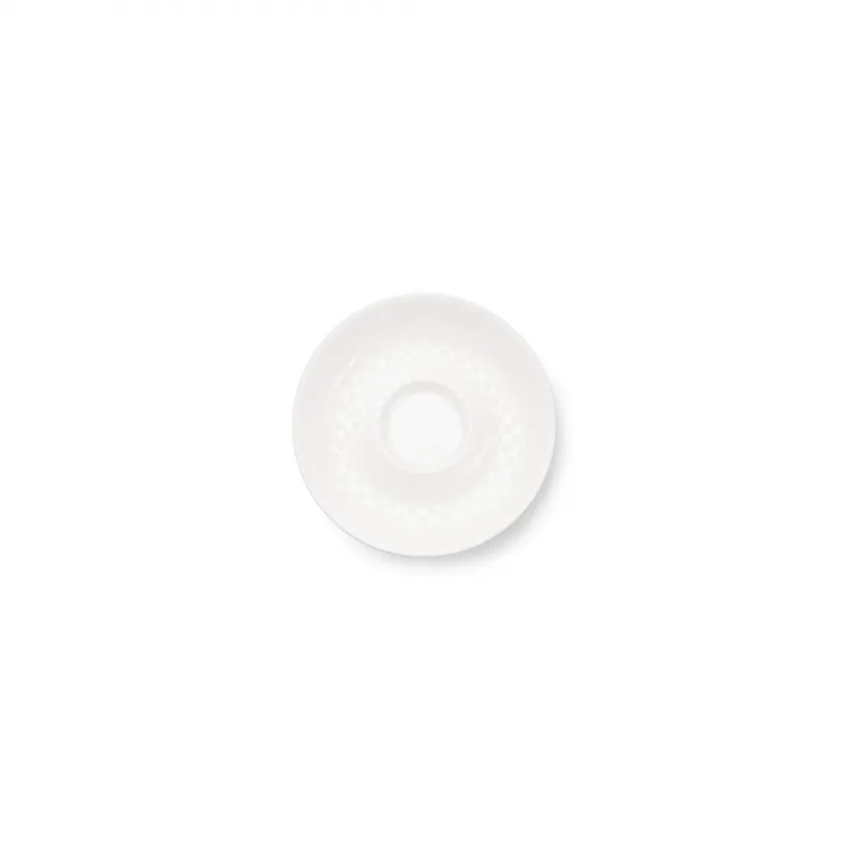 Cross White Saucer Round 0.10 L Square