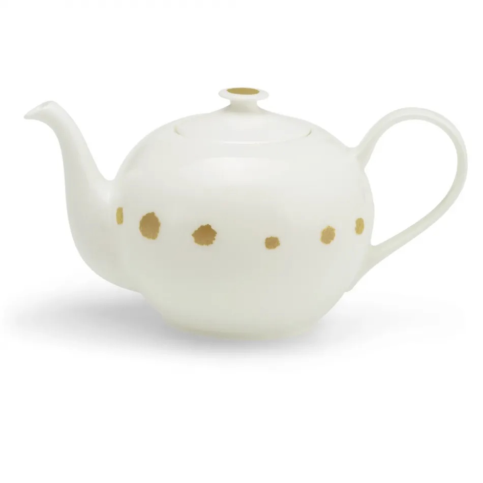 Golden Pearls Teapot Round 1.30 L