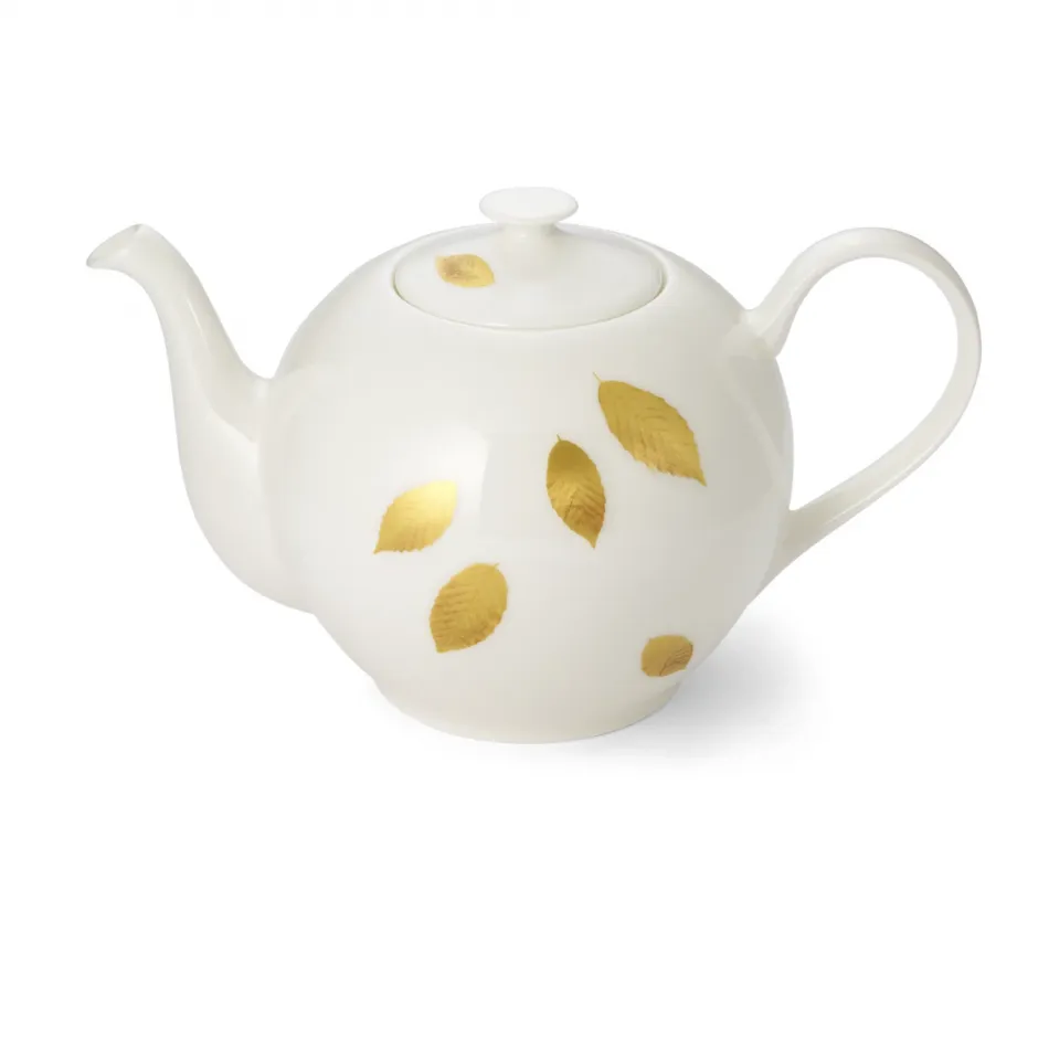 Gold Leaf Teapot Round 1.30 L