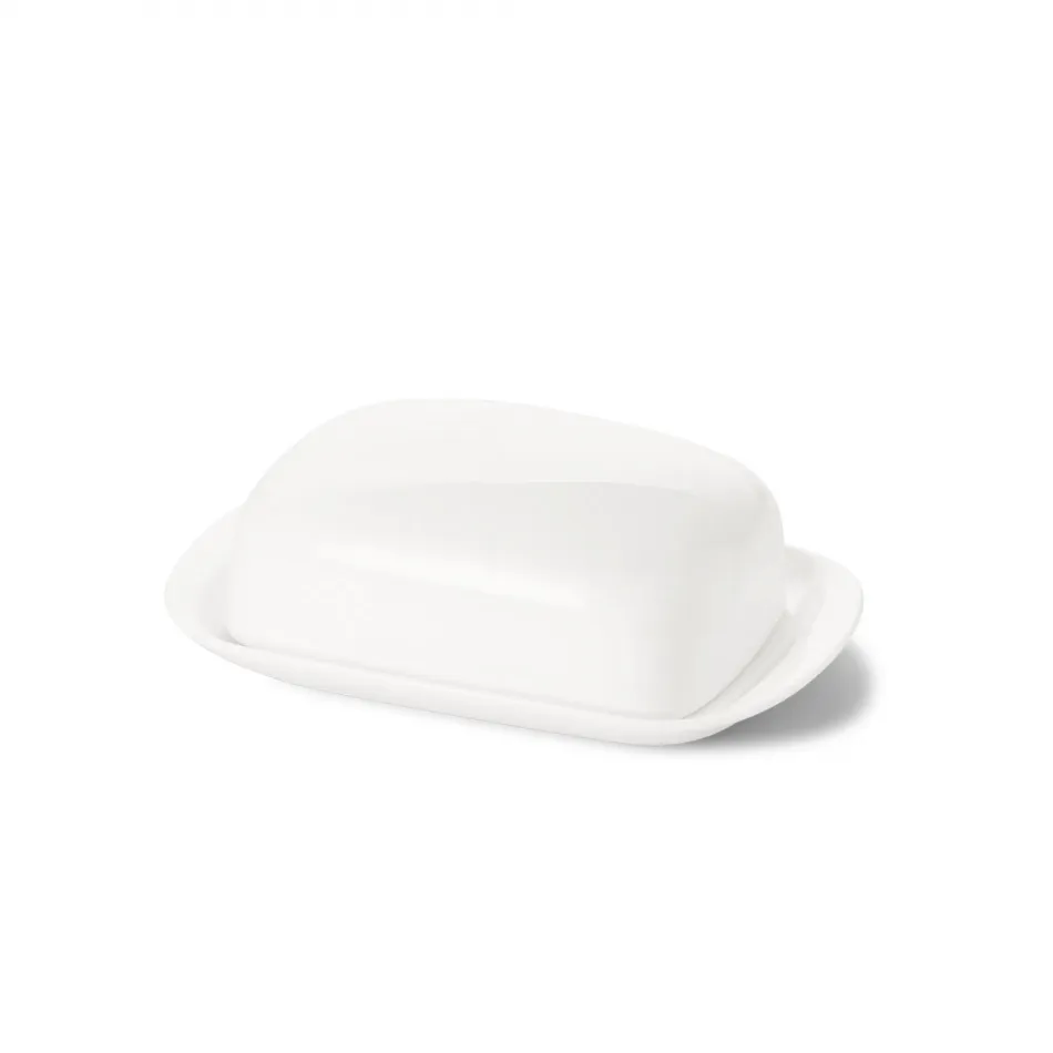 Classic Butter Dish White