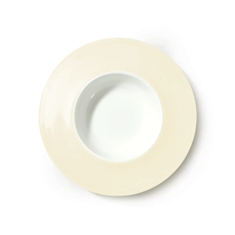 Pastell Deep Plate Wide Rim 26 Cm Wheat