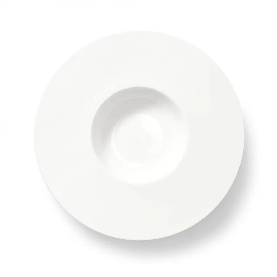 Cross White Deep Plate Wide Rim 30 Cm 0.30 L Matt