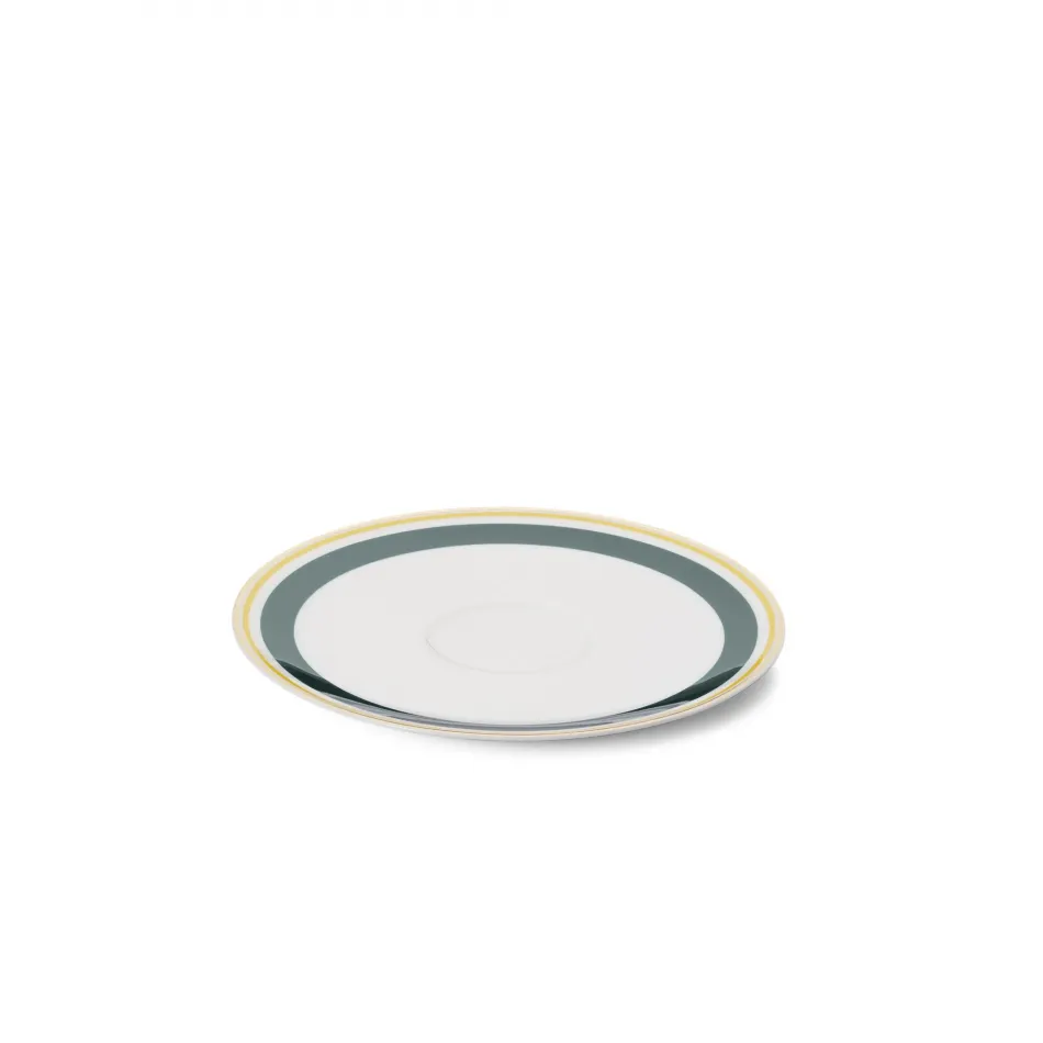 Capri Saucer 0.2L/0.25L Dark Green/Yellow