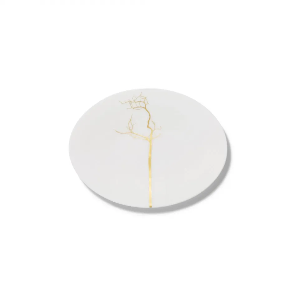 Golden Forest Oval Dish / Plate 24 Cm