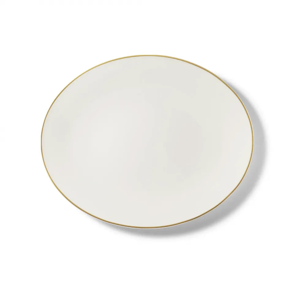 Golden Lane Oval Platter / Fish Plate 32 Cm