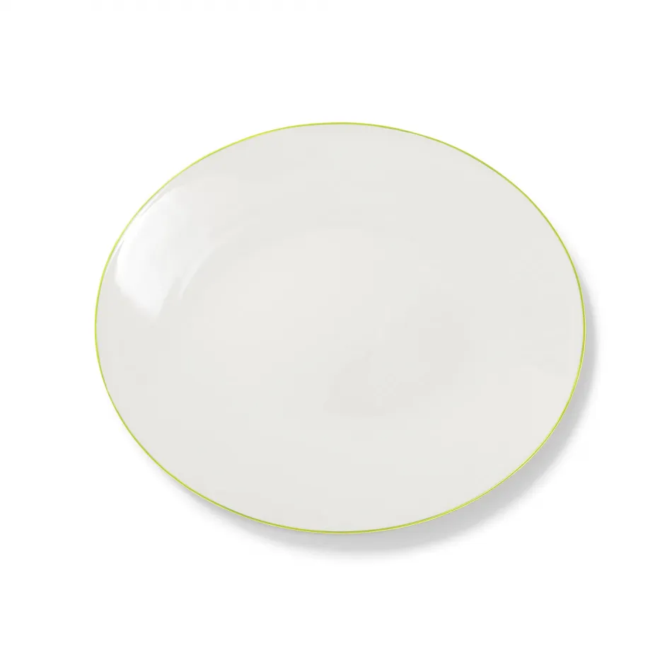 Simplicity Oval Platter / Fish Plate 32 Cm Lime