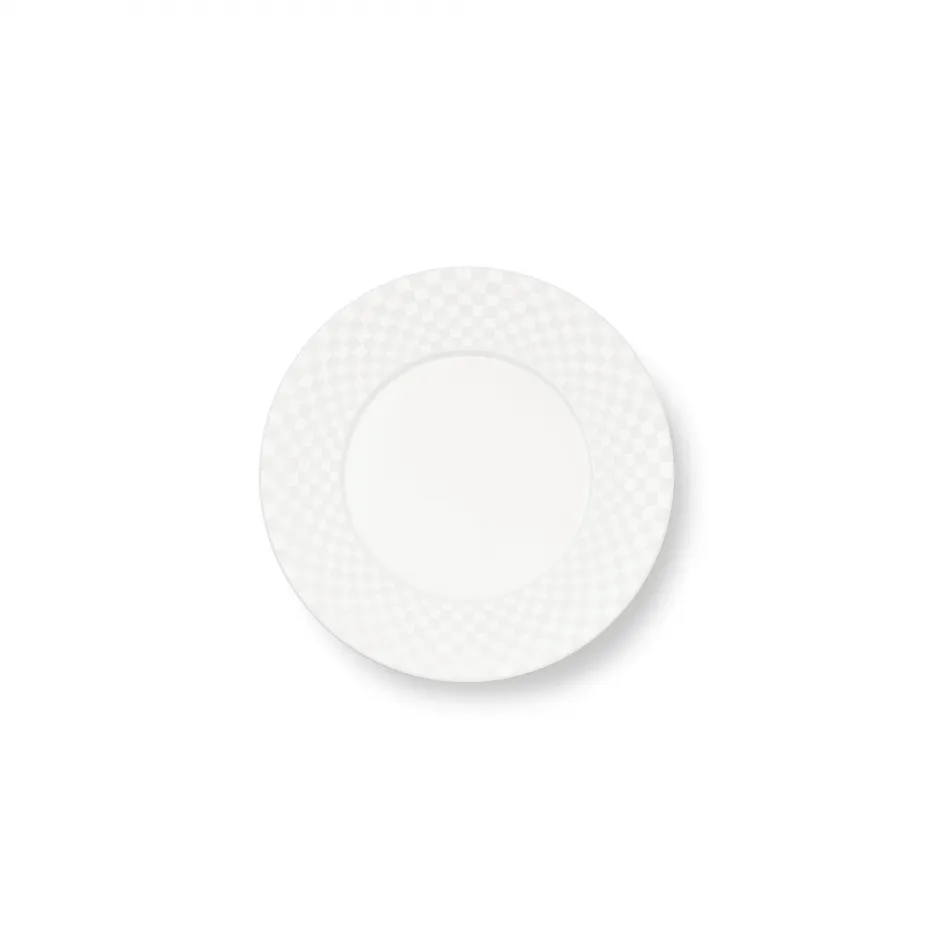 Cross White Side Plate 17 Cm Square