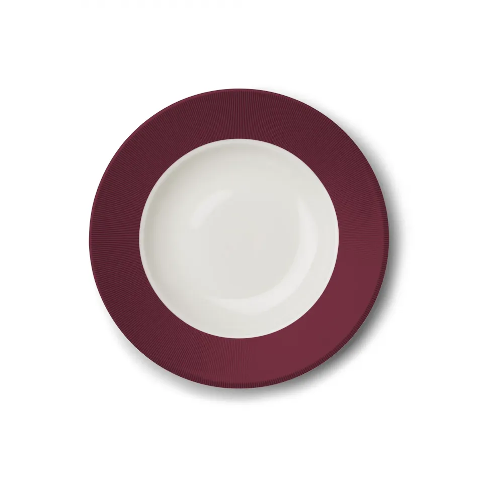 Excelsior Soup Plate 25 Cm Bordeaux