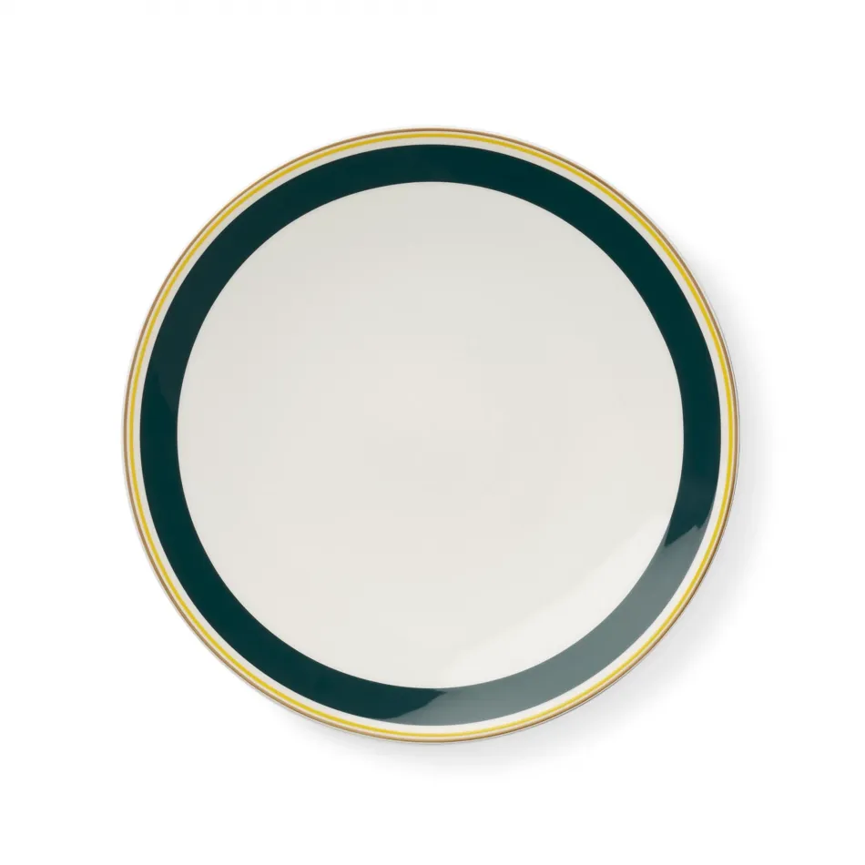 Capri Dark Green/Yellow Dinnerware