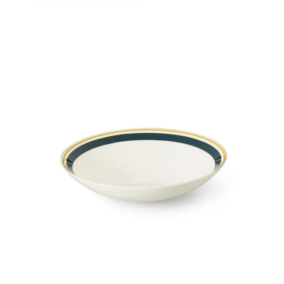 Capri Bowl 20 Cm Dark Green/Yellow