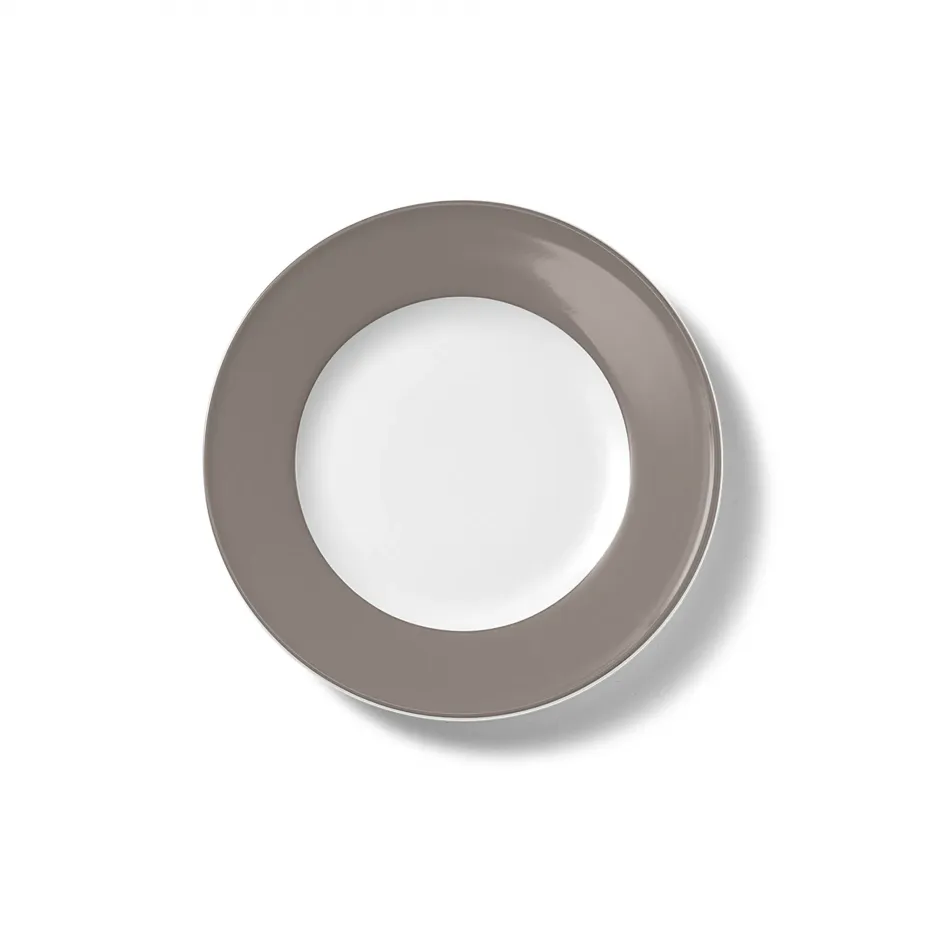 Solid Color Dessert Plate 19 Cm Rim Stone