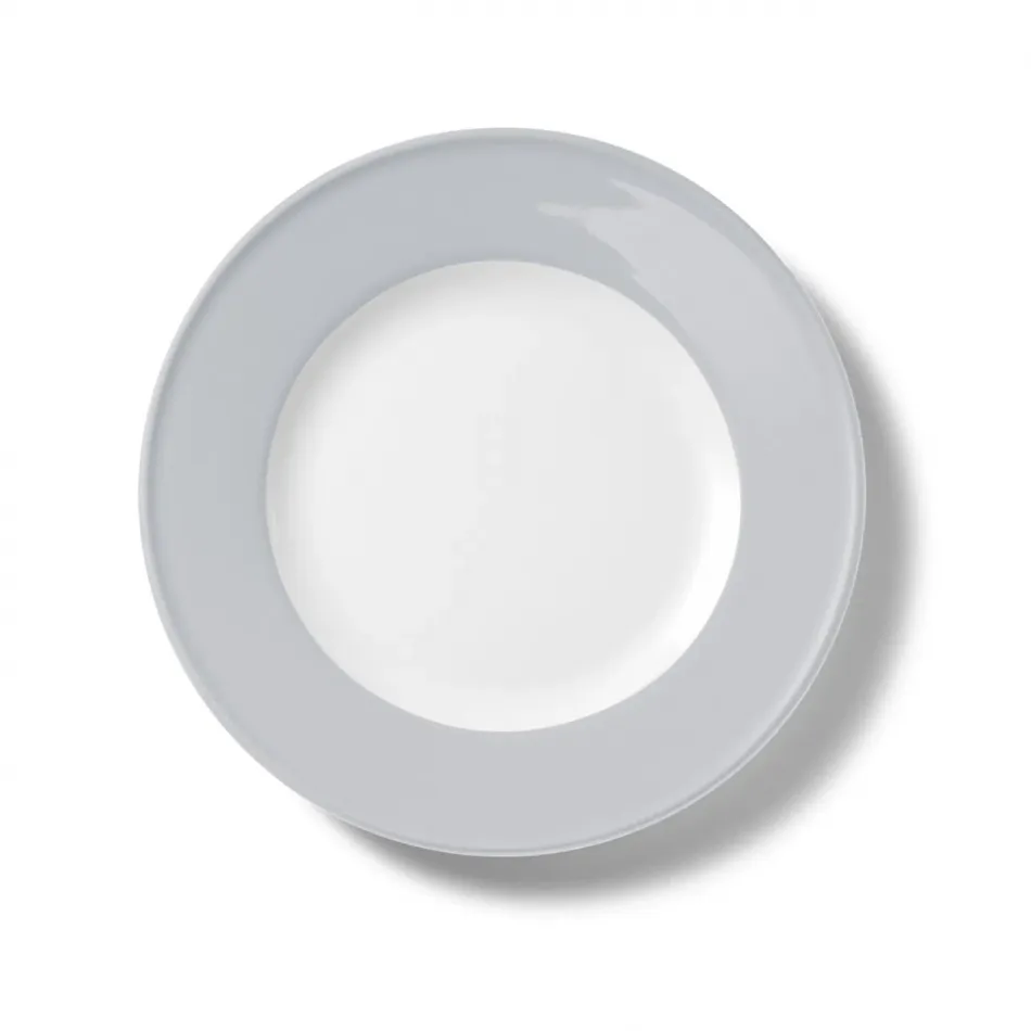 Solid Color Plate 26 Cm Rim Light Grey