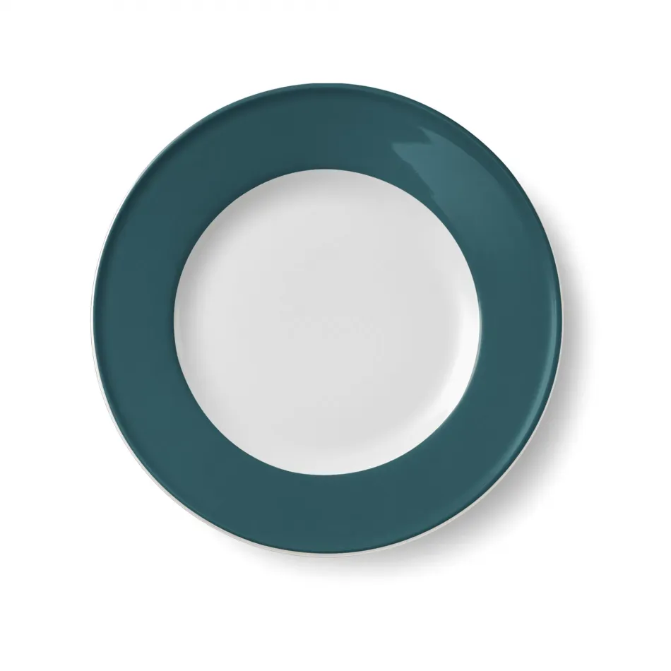 Solid Color Plate 26 Cm Rim Petrol