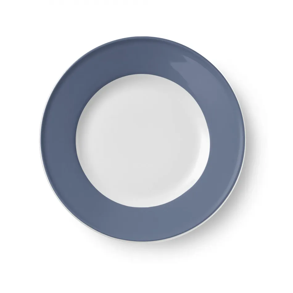 Solid Color Plate 26 Cm Rim Indigo