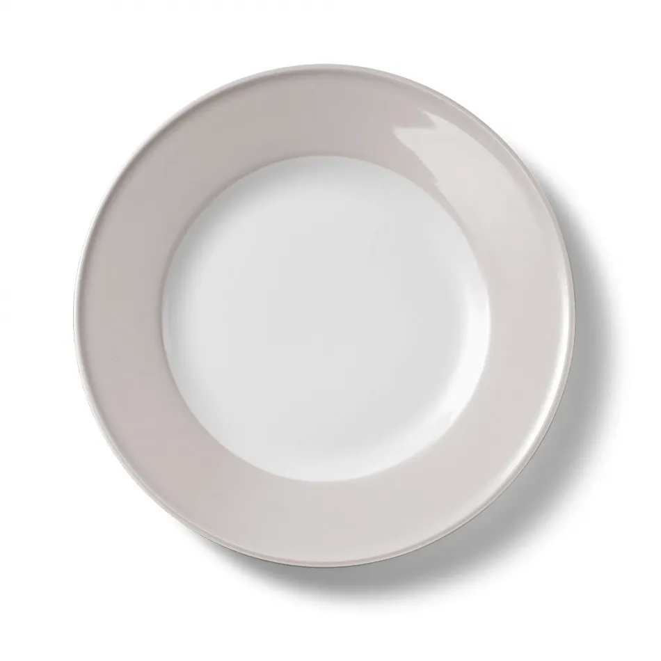 Solid Color Plate 28 Cm Rim Pearl