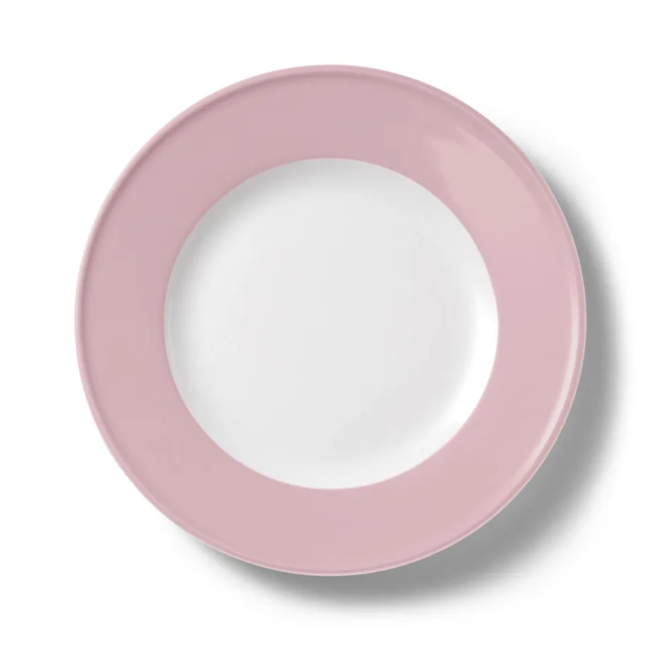 Solid Color Plate 28 Cm Rim Pale Rose