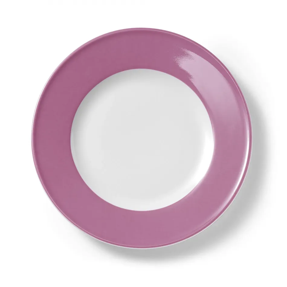 Solid Color Plate 28 Cm Rim Pink