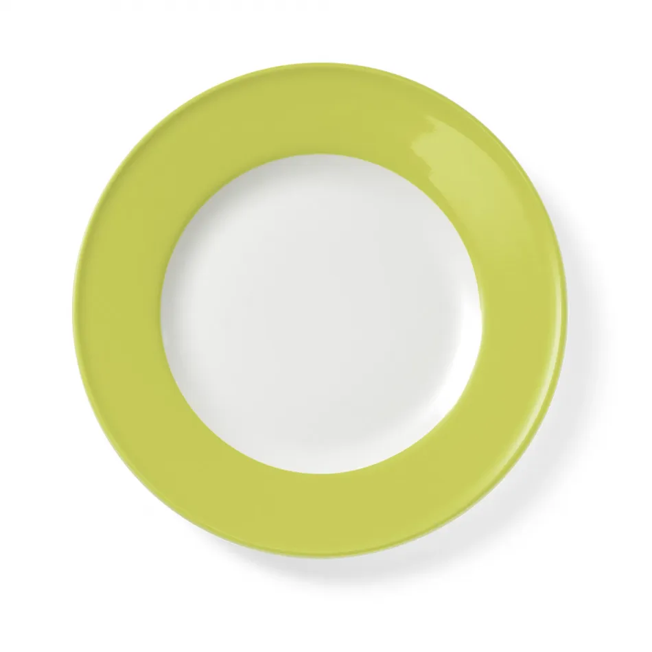 Solid Color Plate 28 Cm Rim Lime