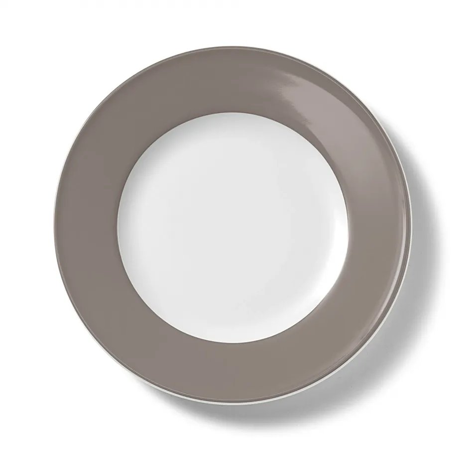 Solid Color Plate 28 Cm Rim Stone