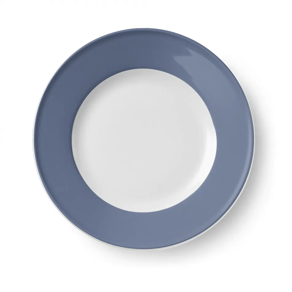 Solid Color Plate 28 Cm Rim Indigo