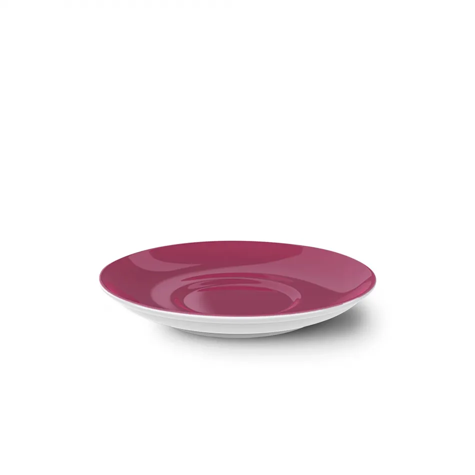 Solid Color Coffee Saucer Raspberry