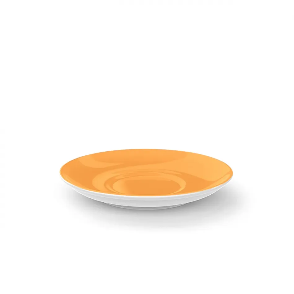 Solid Color Coffee Saucer Tangerine