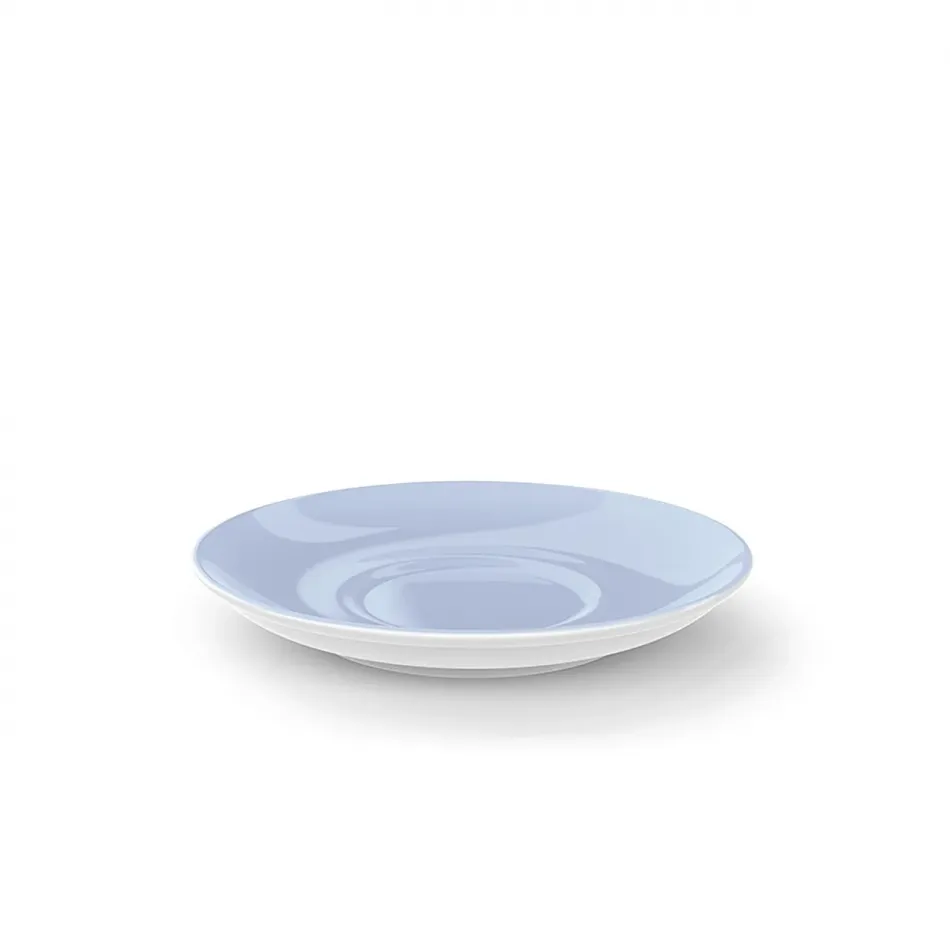 Solid Color Coffee Saucer Morning Blue