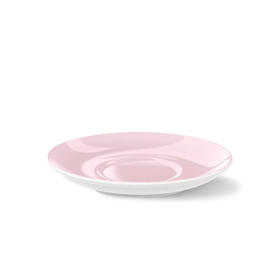 Solid Color Breakfast Saucer Pale Rose