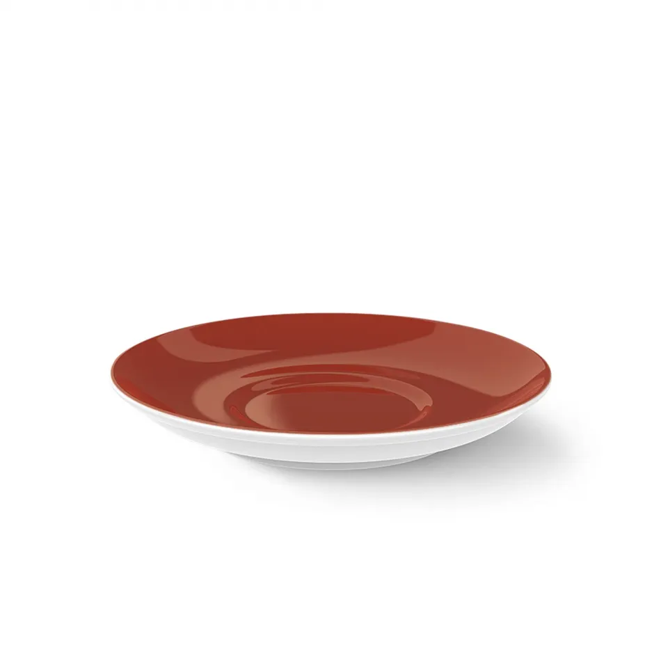 Solid Color Breakfast Saucer Paprika