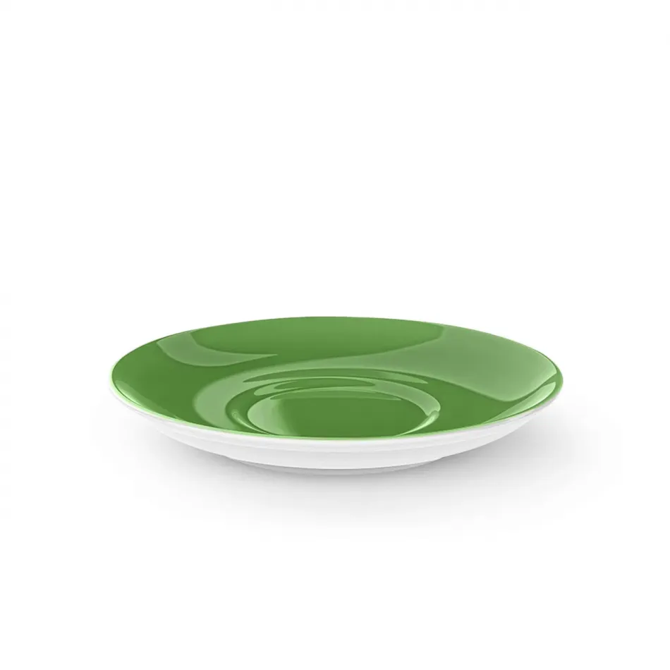 Solid Color Breakfast Saucer Apple Green