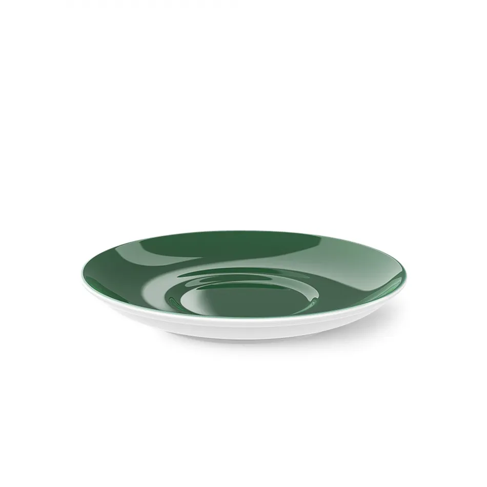 Solid Color Breakfast Saucer Dark Green