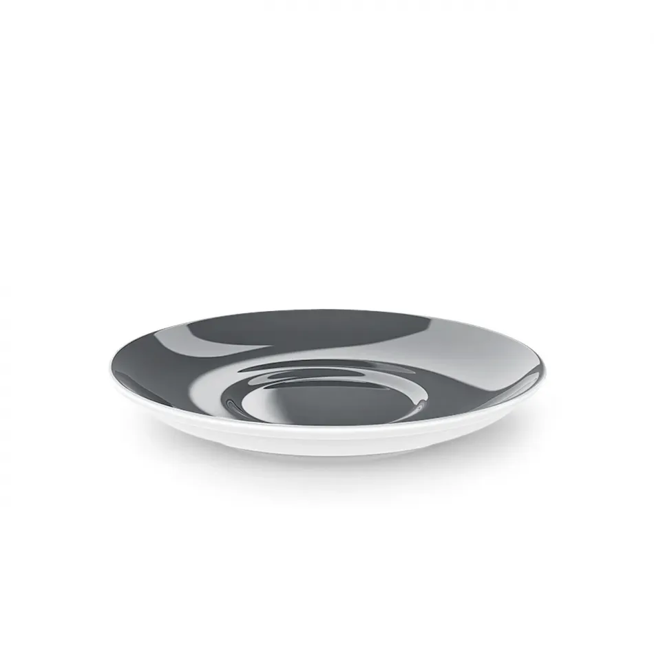 Solid Color Breakfast Saucer Anthracite