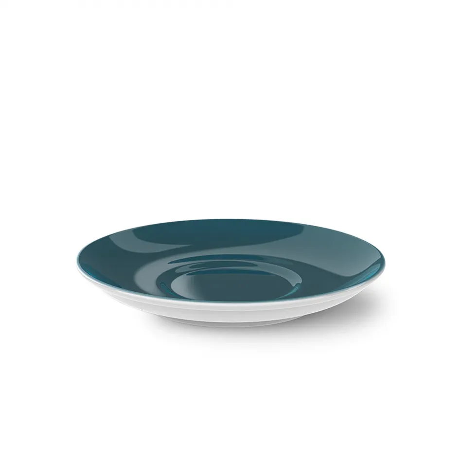 Solid Color Breakfast Saucer Petrol