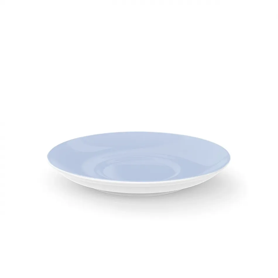 Solid Color Breakfast Saucer Morning Blue