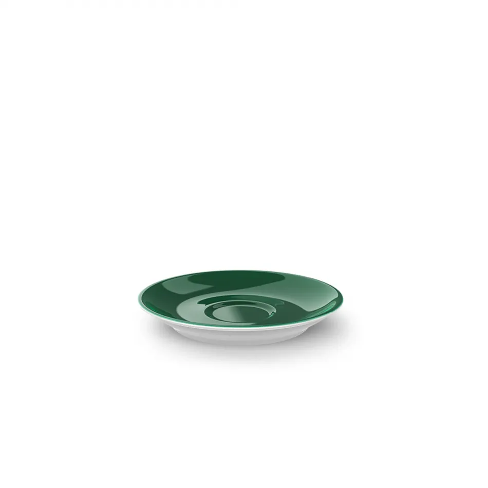 Solid Color Espresso Saucer Classico Dark Green