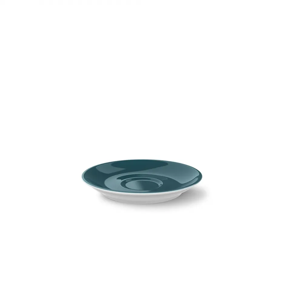 Solid Color Espresso Saucer Classico Petrol