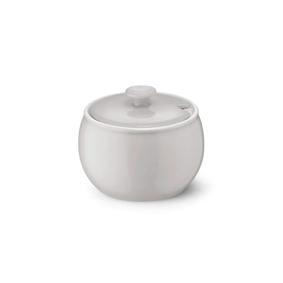 Solid Color Sugar Bowl With Lid 0.30 L Pearl