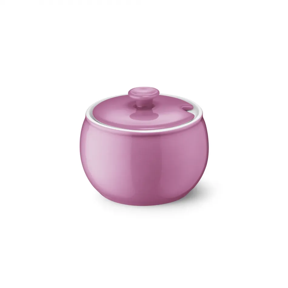 Solid Color Sugar Bowl With Lid 0.30 L Pink