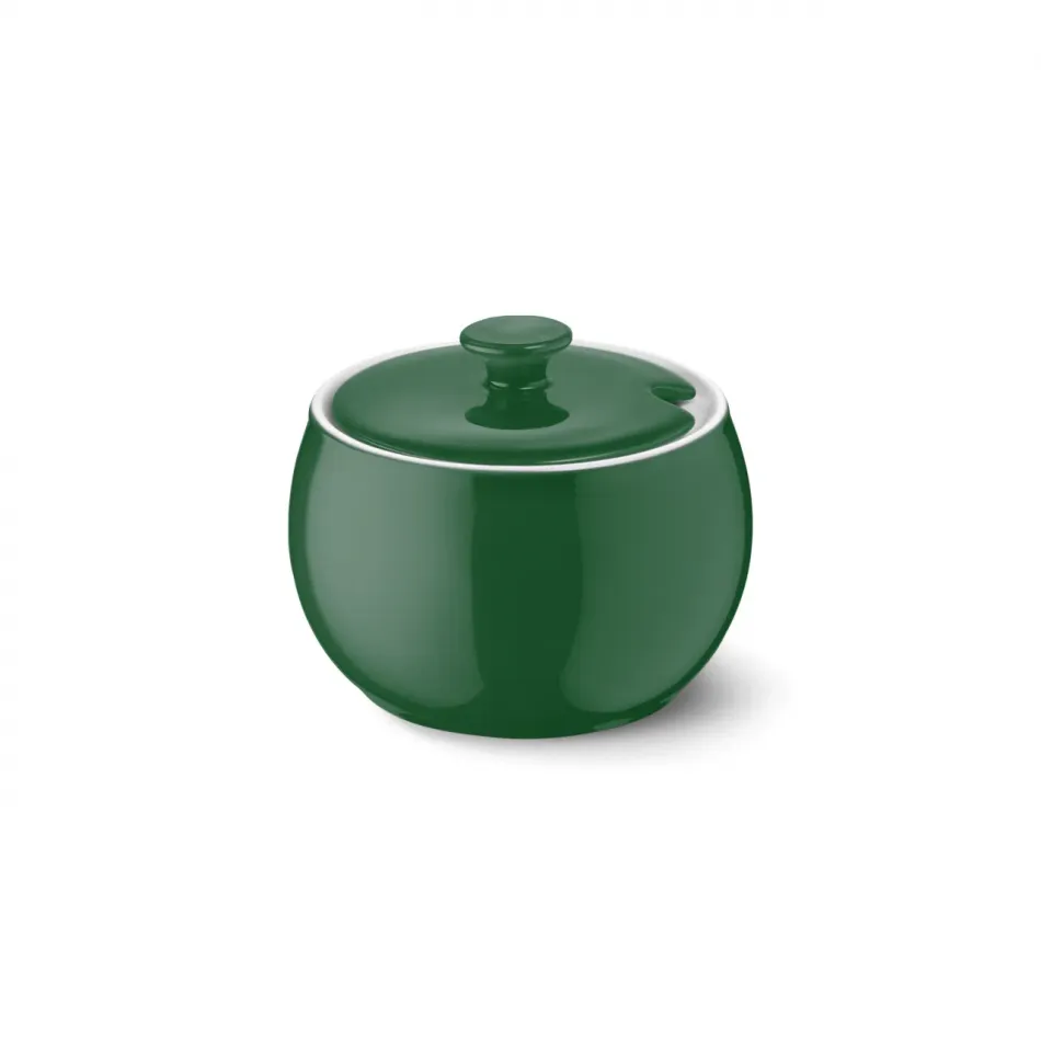 Solid Color Sugar Bowl With Lid 0.30 L Dark Green