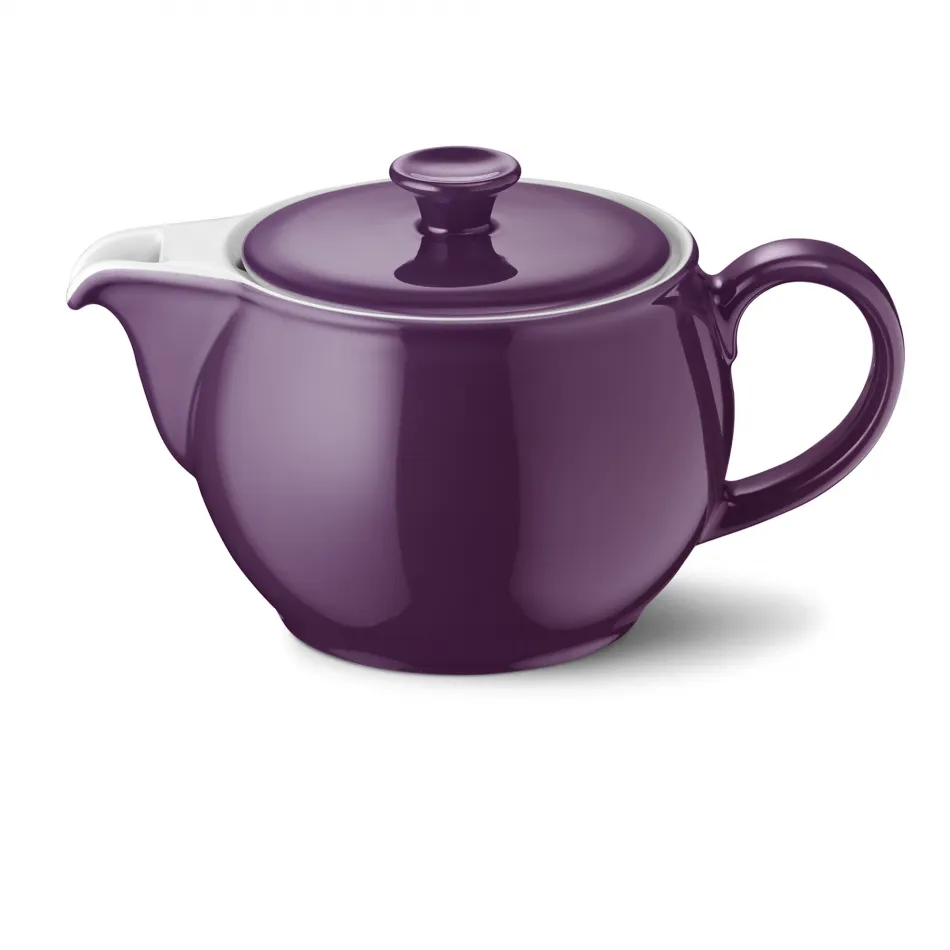 Solid Color Teapot 1.1 L Plum