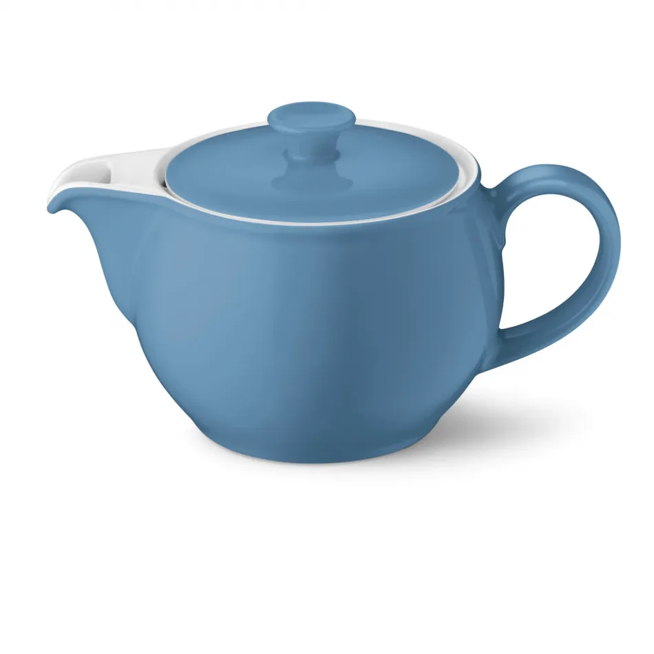 Solid Color Teapot 1.1 L Vintage Blue