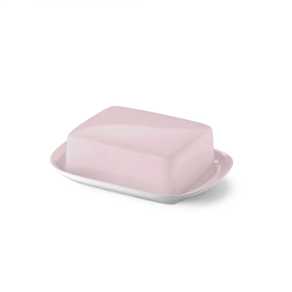 Solid Color Butter Dish Powder Pink