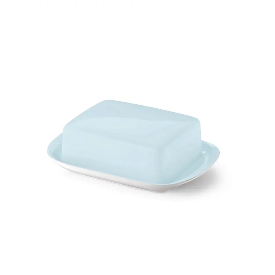 Solid Color Butter Dish Ice Blue